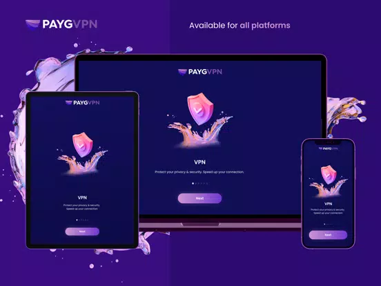 Tangkapan layar PaygVPN: #1 No Commitment VPN iPad 
