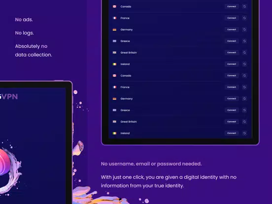 Tangkapan layar PaygVPN: #1 No Commitment VPN iPad 
