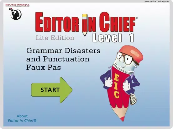 Tangkapan skrin Editor in Chief® Level 1 Lite iPad 