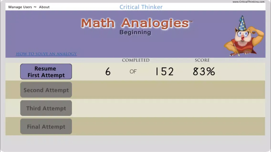 Captures d'écran de Math Analogies™ Beginning