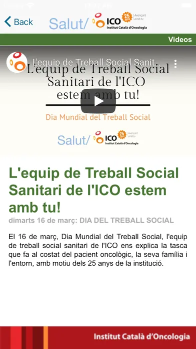 Capturas de tela do ICO 25 anys