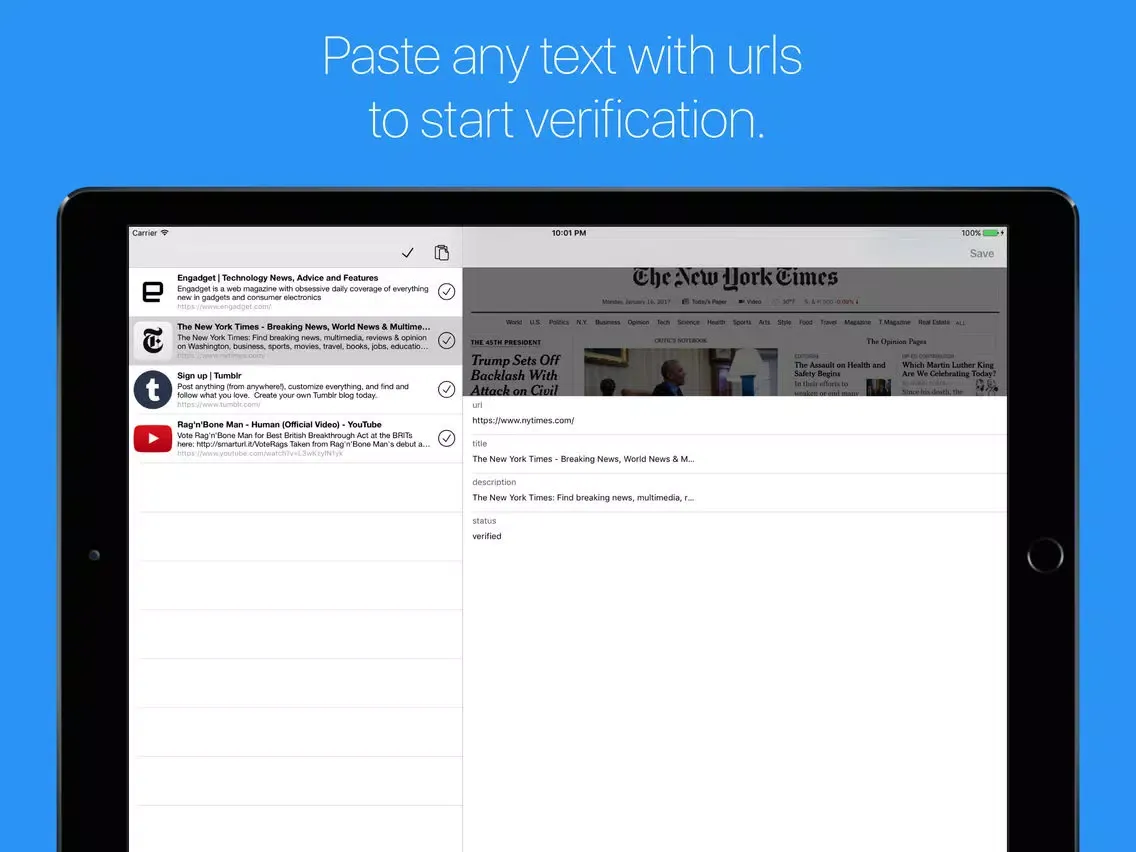 Captures d'écran de Links - files downloader and bookmark manager iPad 