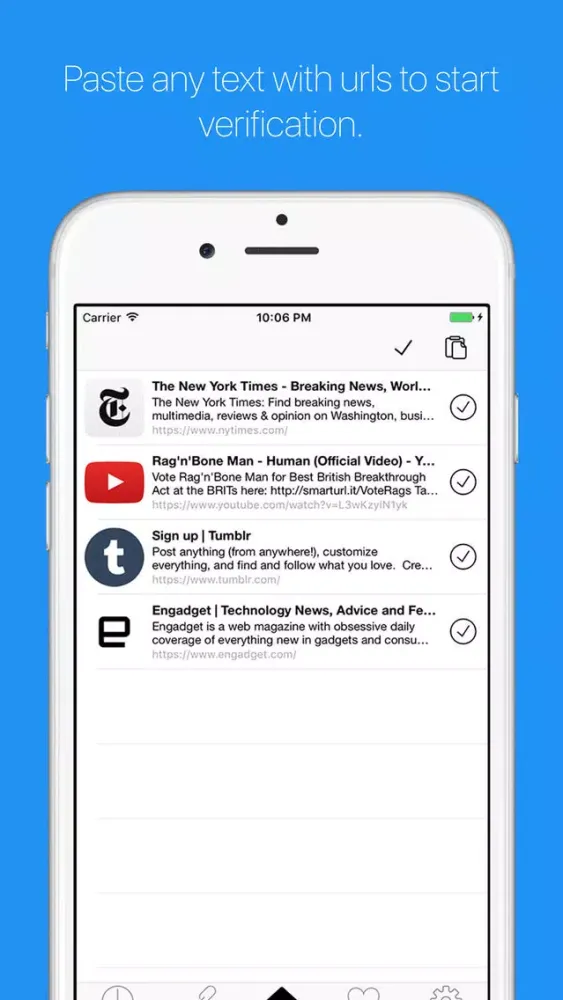 Captures d'écran de Links - files downloader and bookmark manager