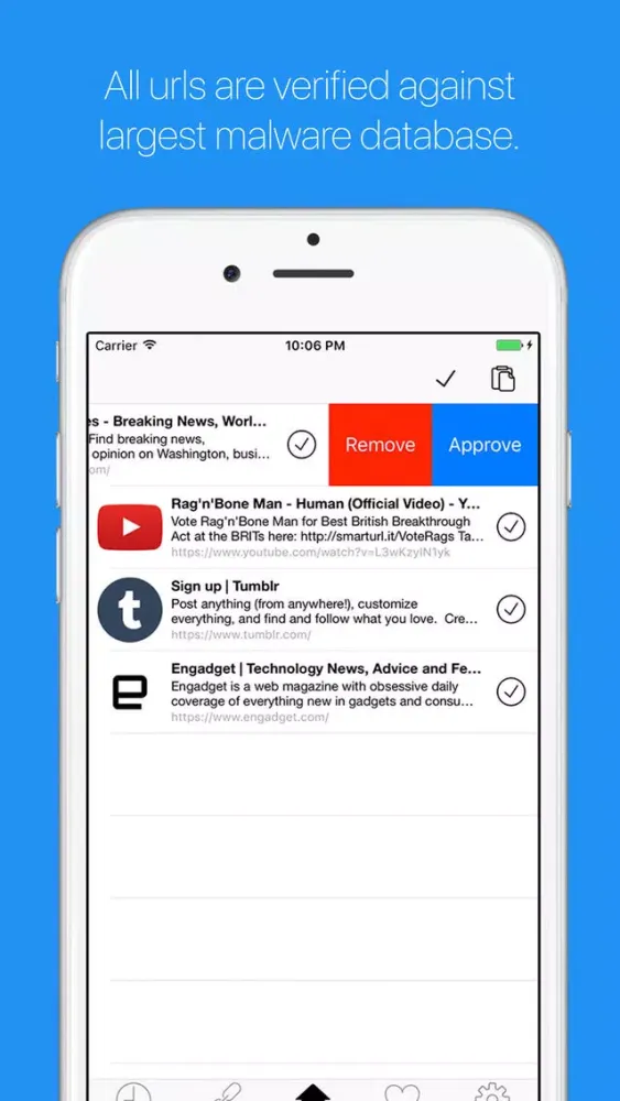 Captures d'écran de Links - files downloader and bookmark manager