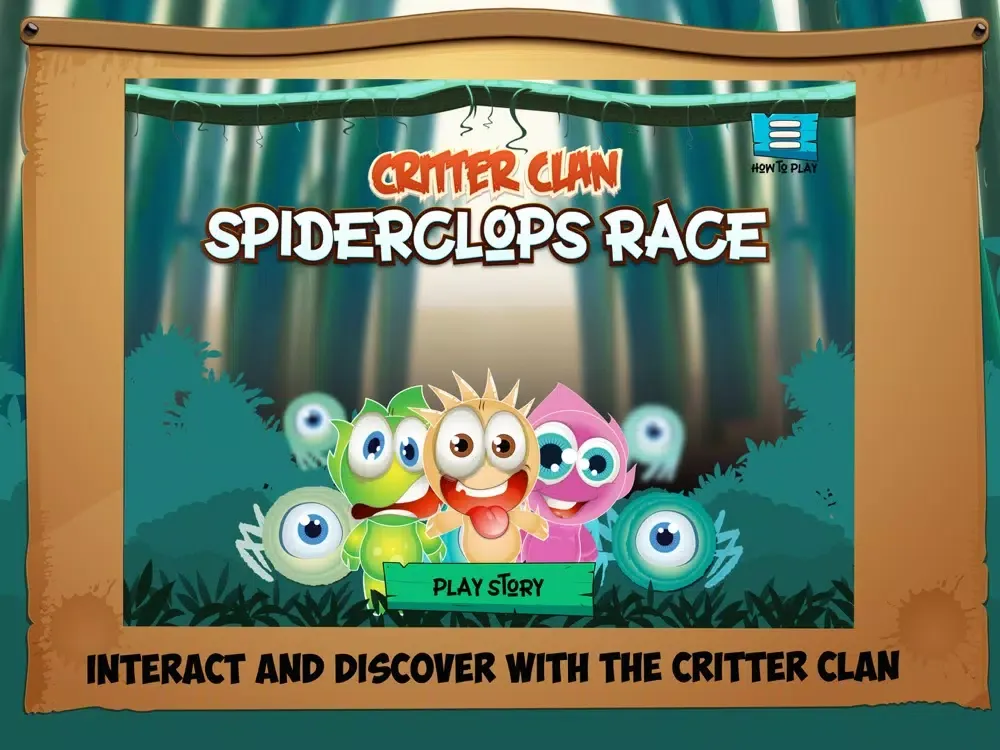 صور Critter Clan Spiderclops Race iPad 