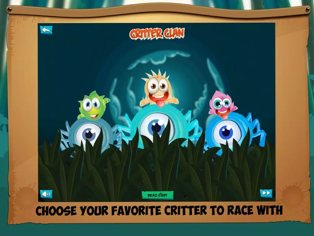 صور Critter Clan Spiderclops Race iPad 