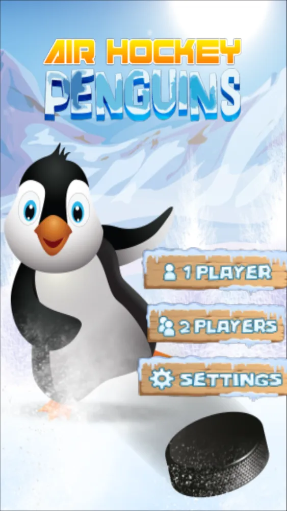 Air Hockey Penguin: Playful Birds on Ice应用截图