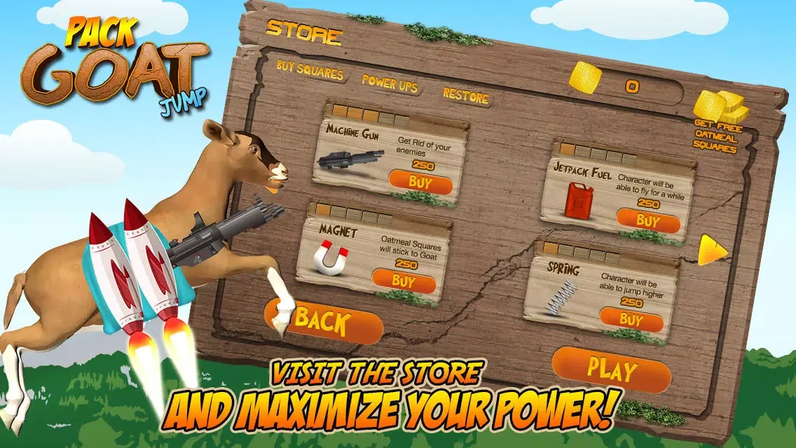 صور Jetpack Goat Jump: Crazy Rampage of Farm Animal in Hills Run Simulator