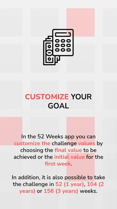 Tangkapan layar 52 Weeks: Save Money