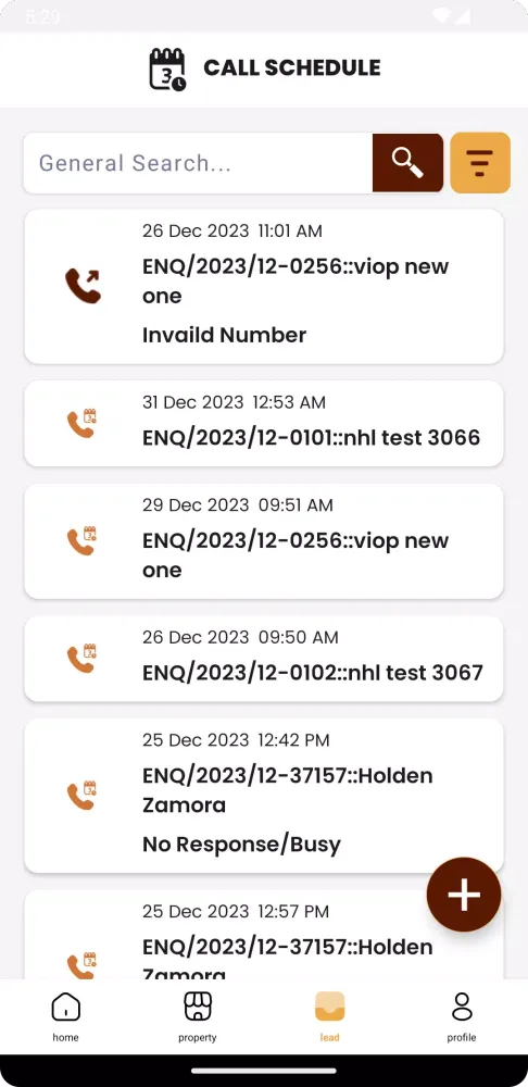 OHP CRM Screenshots