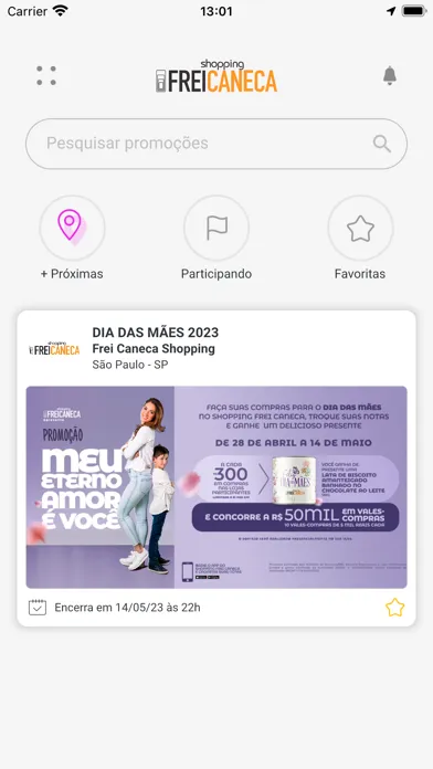 Capturas de tela do Shopping Frei Caneca