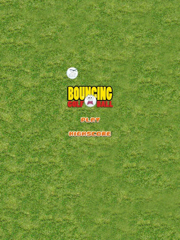 Tangkapan skrin Bouncing Golf Ball iPad 