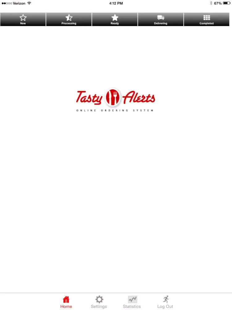 Tangkapan layar Tasty Alerts iPad 