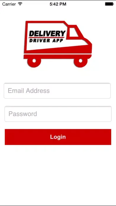 Screenshot di Delivery Driver App