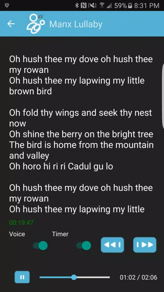 Daddy's Lullabies スクリーンショット