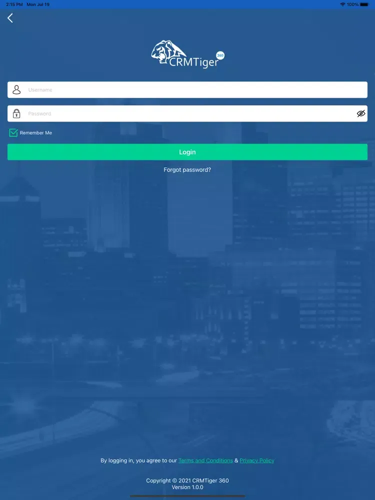 CRM Tiger 360 iPad  স্ক্রিনশট