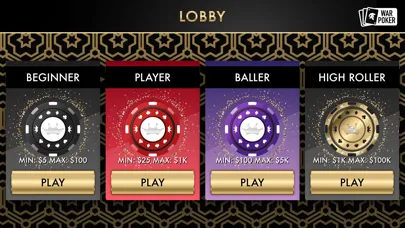 War Poker Table Game Screenshots