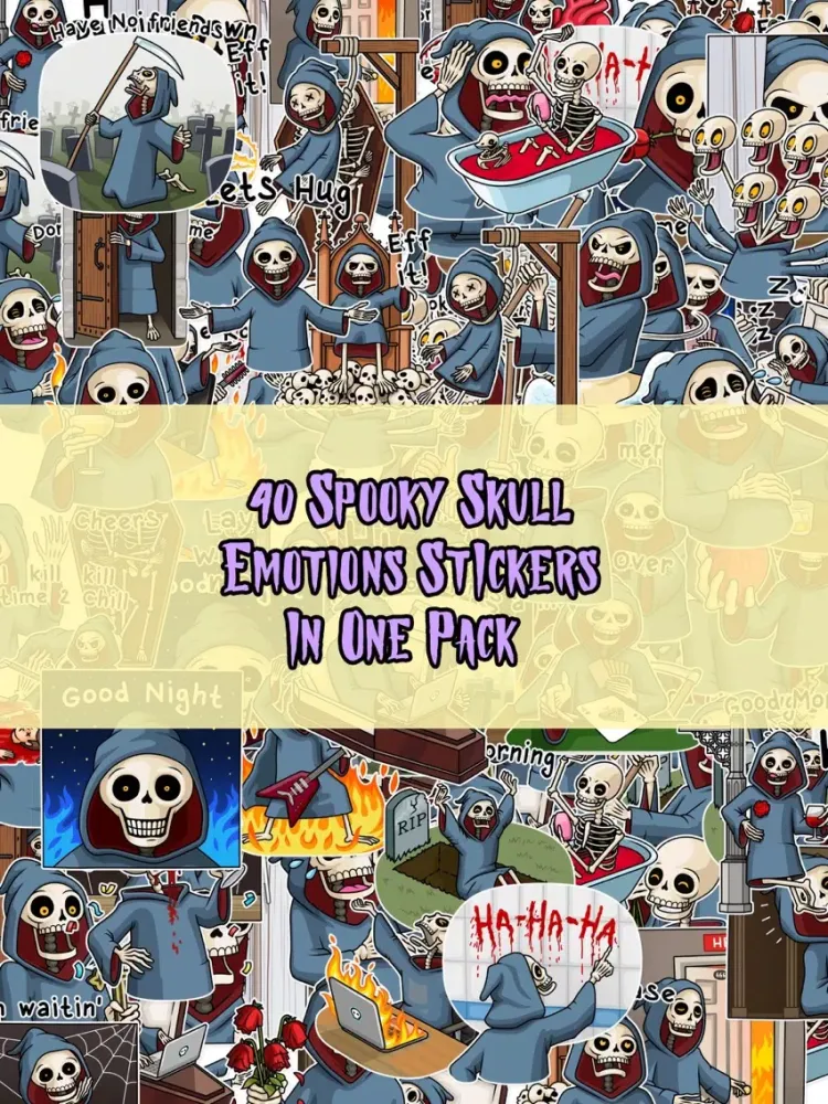 Capturas de tela do Happy Halloween : Spooky Skull iPad 