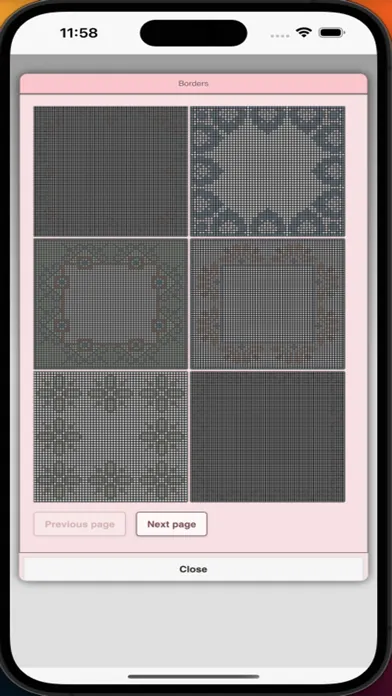 Tangkapan skrin Cross Stitch Pattern Creator