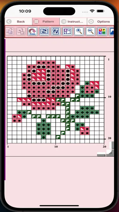 Tangkapan skrin Cross Stitch Pattern Creator