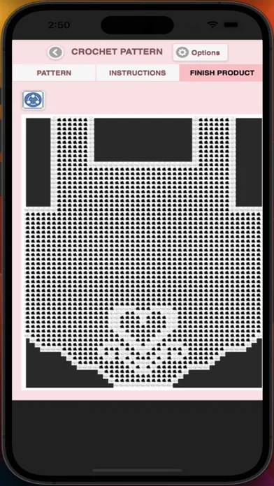 Captures d'écran de Filet Crochet Top Creator