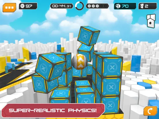 Tangkapan layar GyroSphere Trials iPad 
