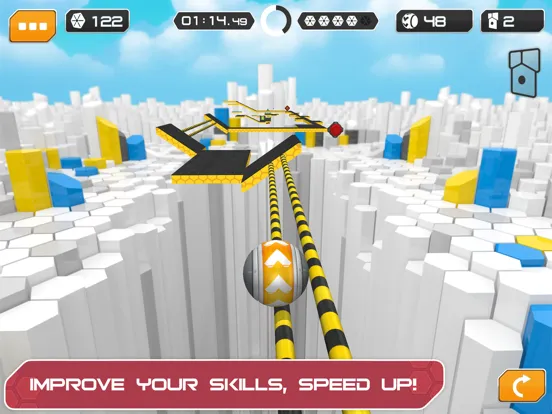 Tangkapan layar GyroSphere Trials iPad 