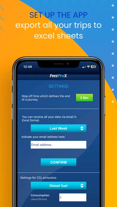 Скриншоты Feez - Mileage tracker