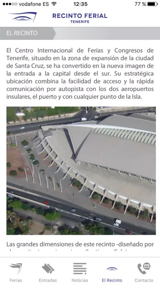 Capturas de pantalla de Recinto Ferial de Tenerife