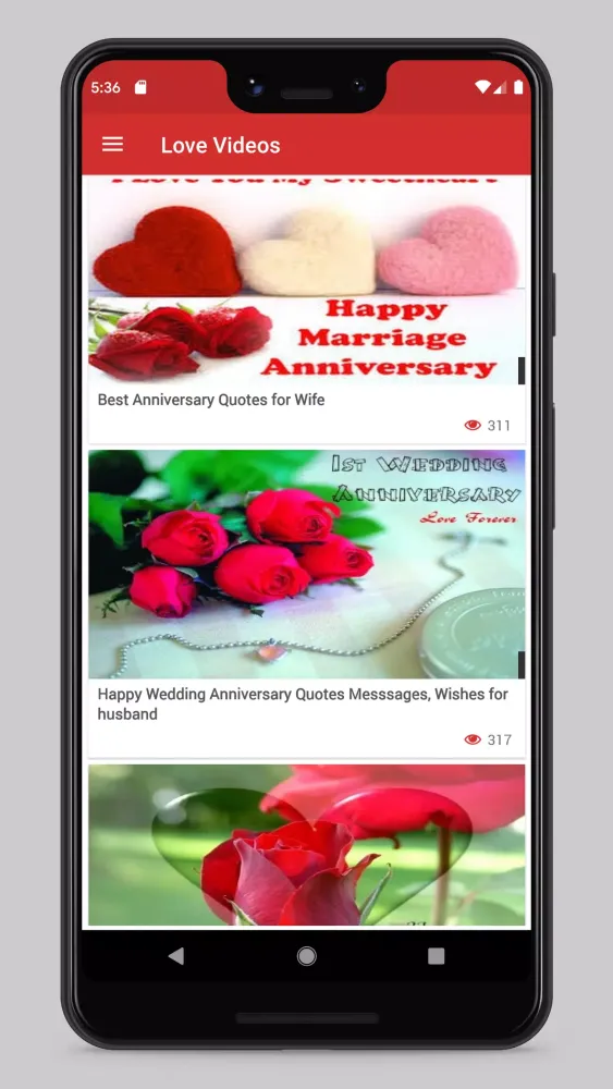 Love videos: Love Quotes & Mes应用截图