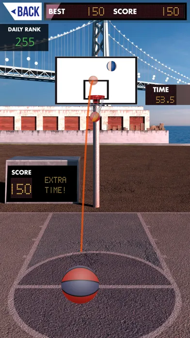 Ảnh chụp màn hình của Tappy Sports Basketball Game
