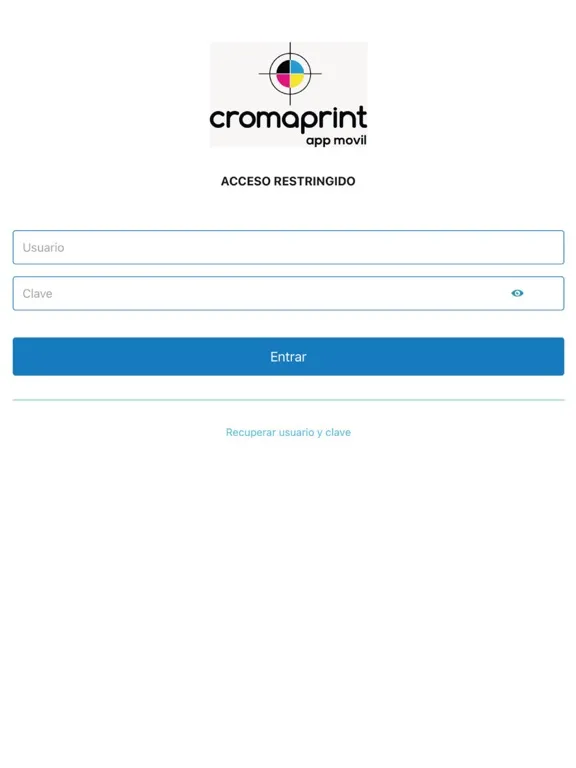 Cromaprint Movil iPad  Screenshots