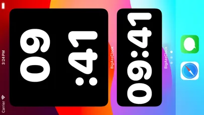 تصاویر Big Digital Clock Widget