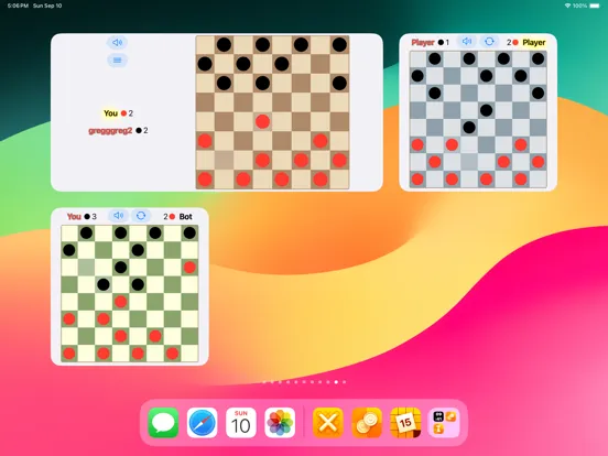 Tangkapan skrin Checkers Classic Widget Game iPad 