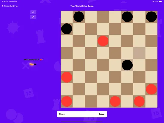 Tangkapan skrin Checkers Classic Widget Game iPad 