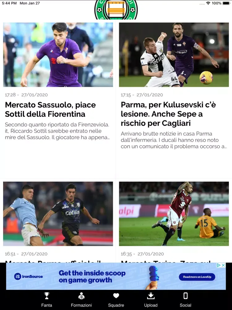 Capturas de pantalla de Cronache di spogliatoio iPad 