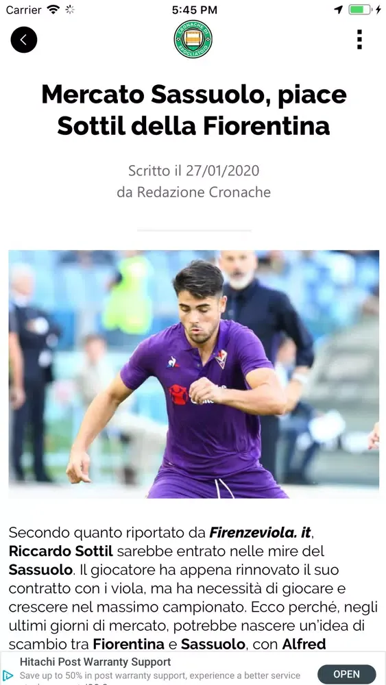 Capturas de pantalla de Cronache di spogliatoio