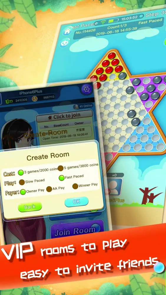 Chinese Checkers Online سکرین شاٹس