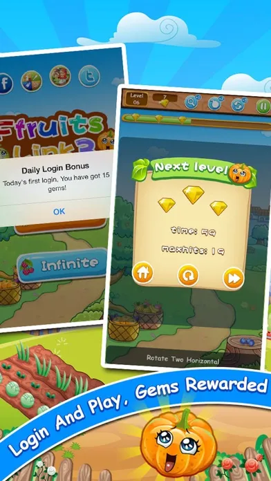 ภาพหน้าจอของ Fruits Link 3