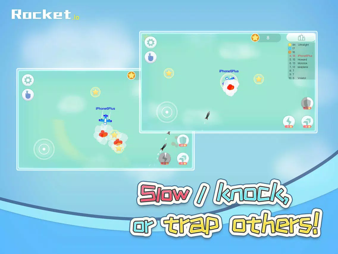 Ảnh chụp màn hình của rocket.io iPad 