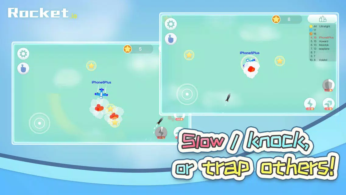 Ảnh chụp màn hình của rocket.io