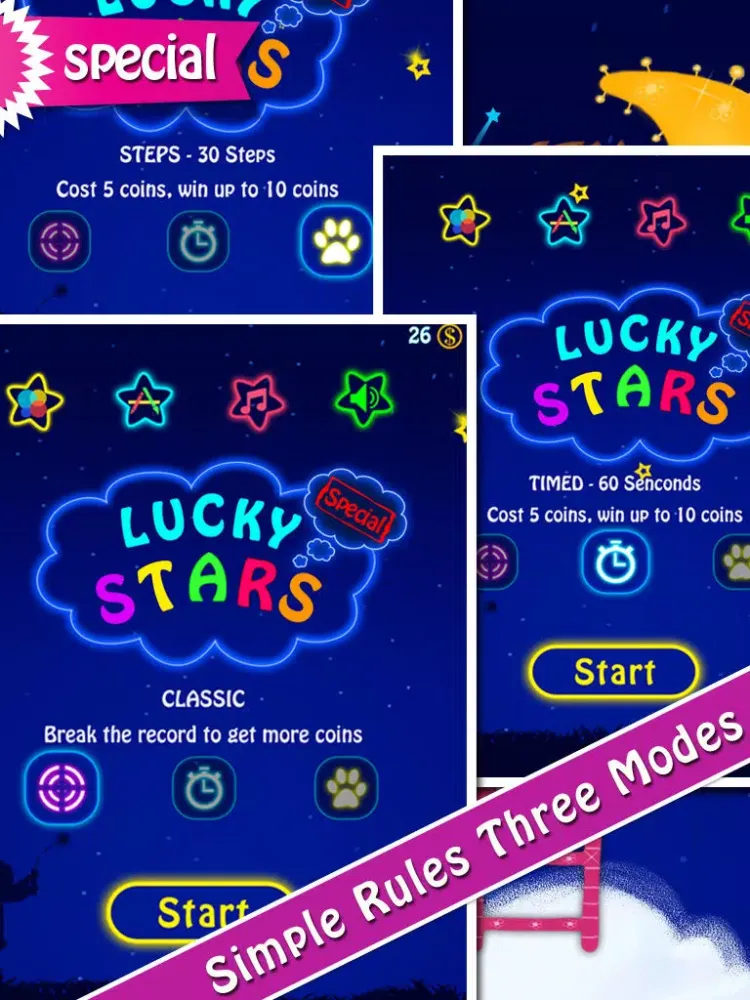 Tangkapan skrin Lucky Stars Special Edition - PopStar Hex iPad 