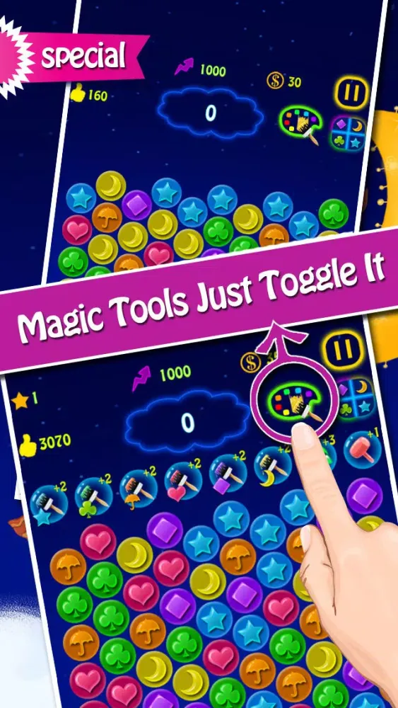 Tangkapan skrin Lucky Stars Special Edition - PopStar Hex