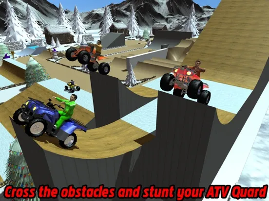 ATV Quad Bike Racing Stunts Party iPad  স্ক্রিনশট