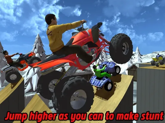 ATV Quad Bike Racing Stunts Party iPad  স্ক্রিনশট