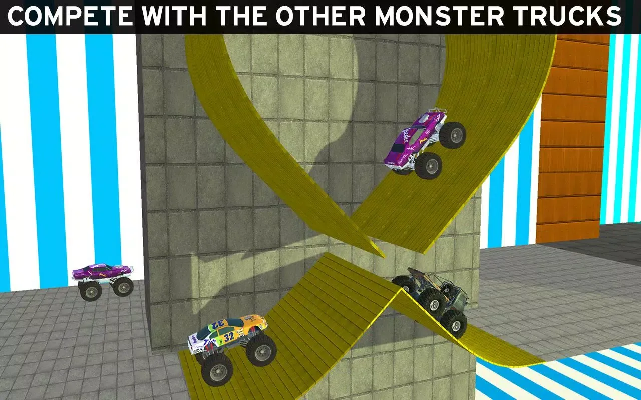 Tangkapan layar Furious Monster Truck Sim 2022