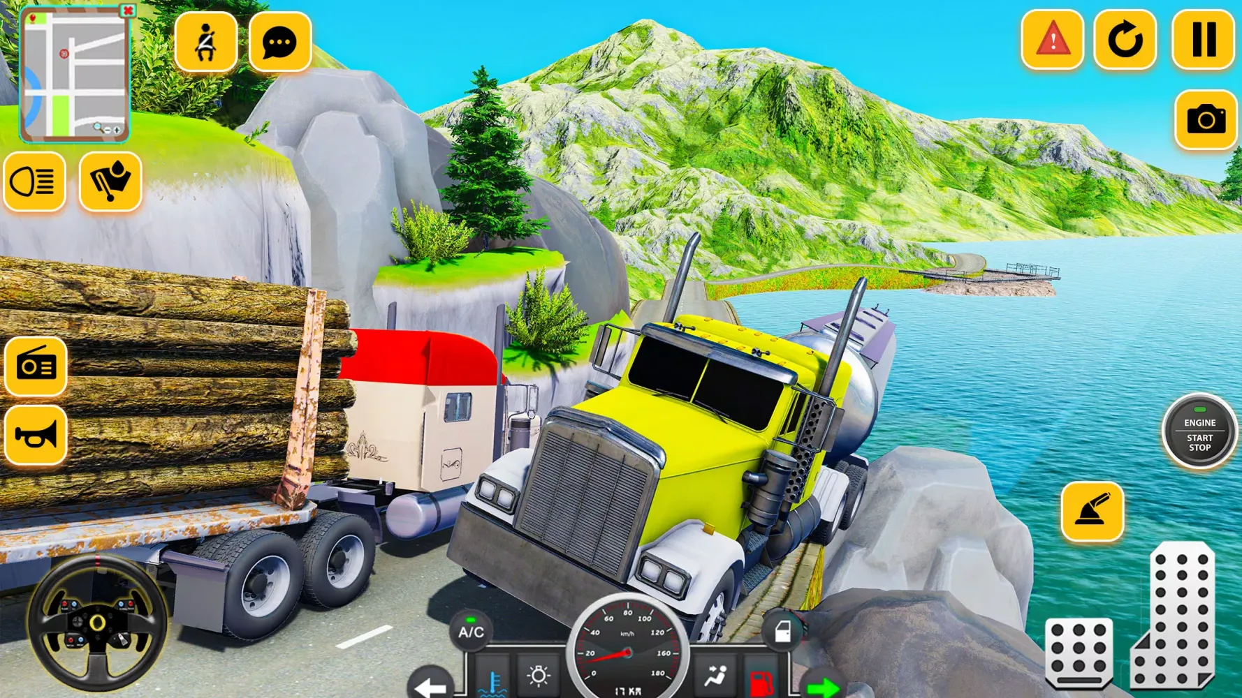 Capturas de pantalla de Log Cargo Transport Truck Game