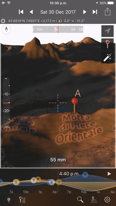 Capturas de pantalla de Photographer's Ephemeris 3D