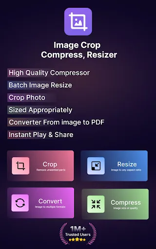 Screenshot di Image Crop - Compress, Resizer