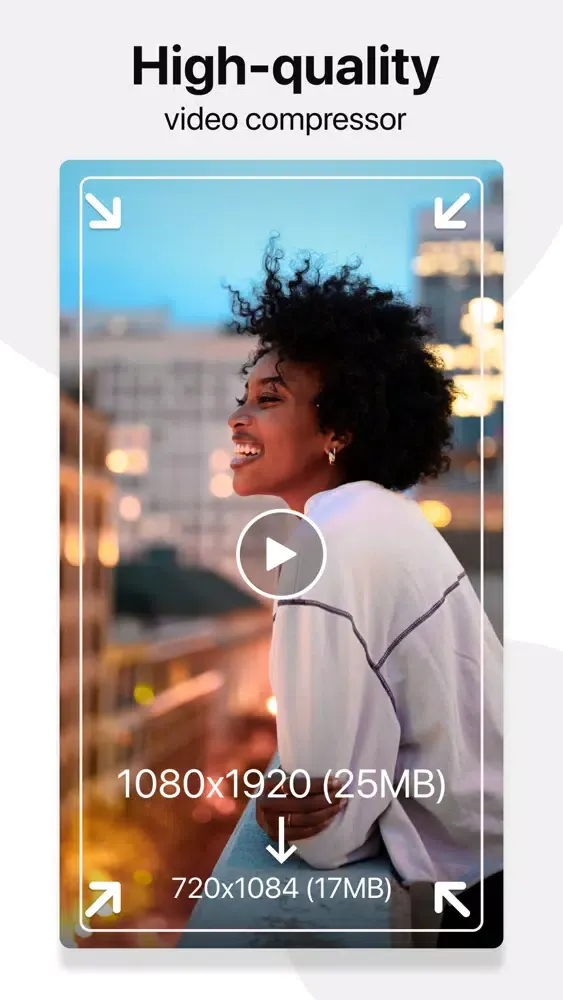 Capturas de pantalla de Compress, Crop & Resize Video